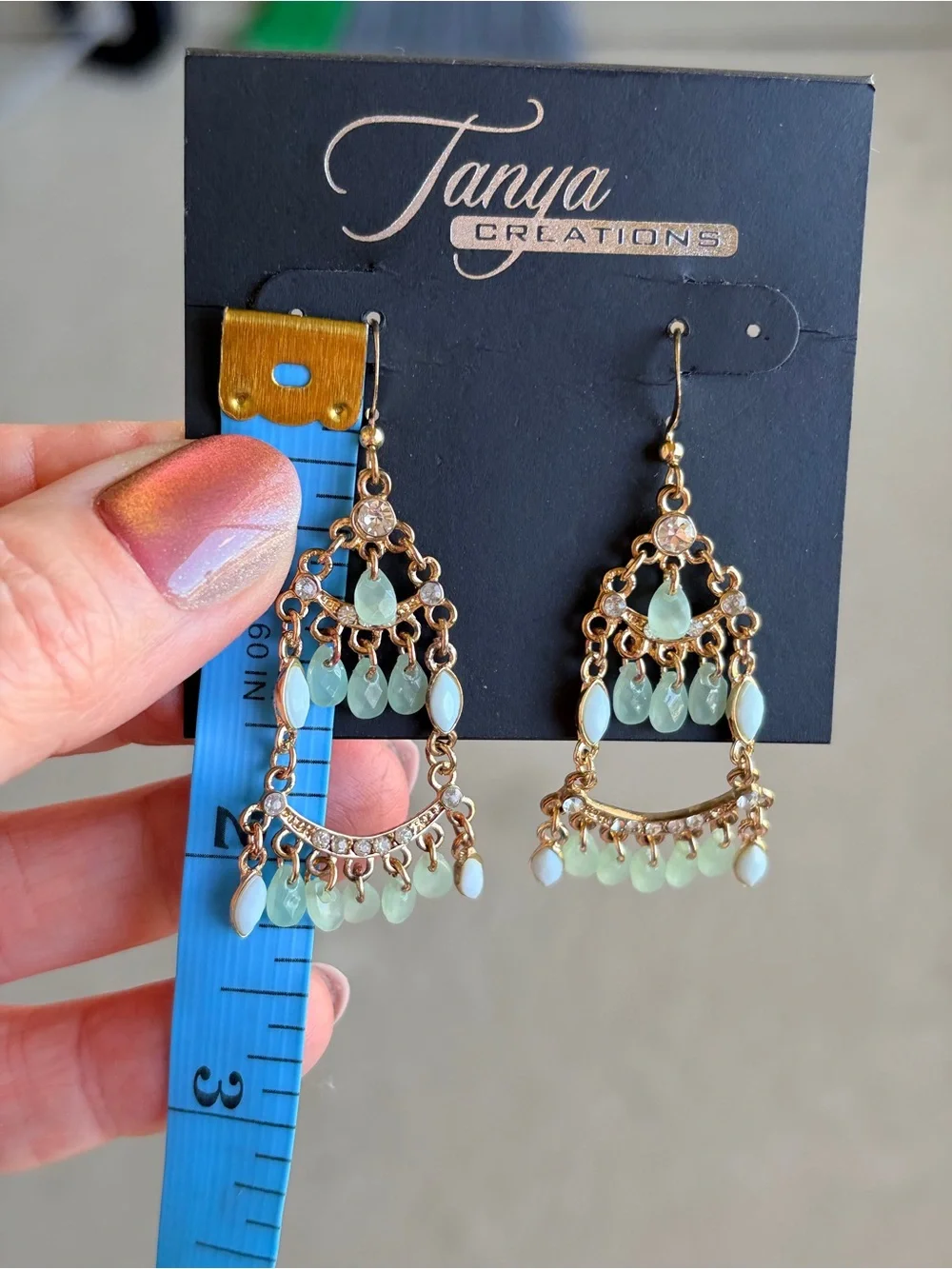 Tanya Creations chandelier earrings